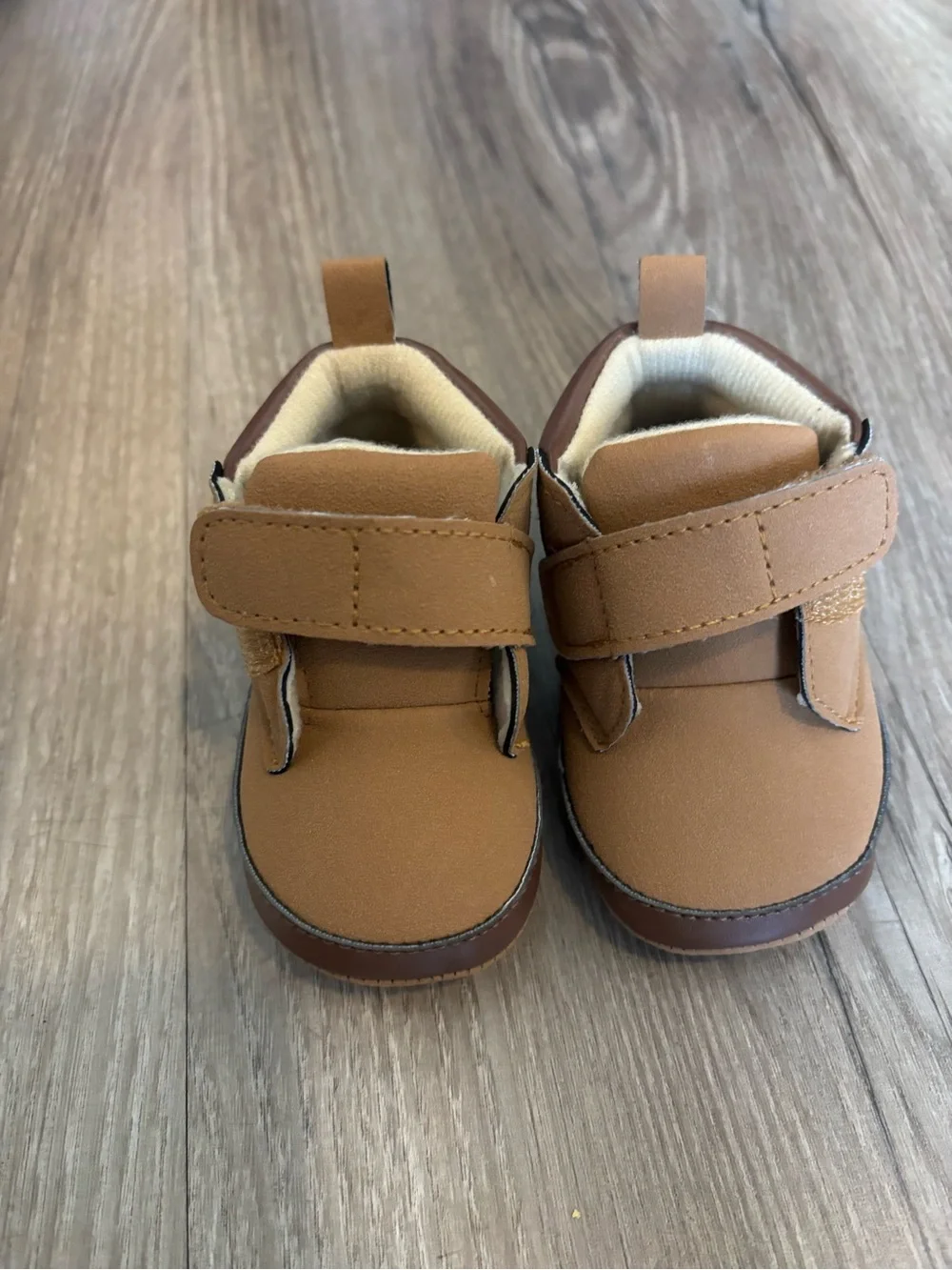 Baby Tan Strap Boots